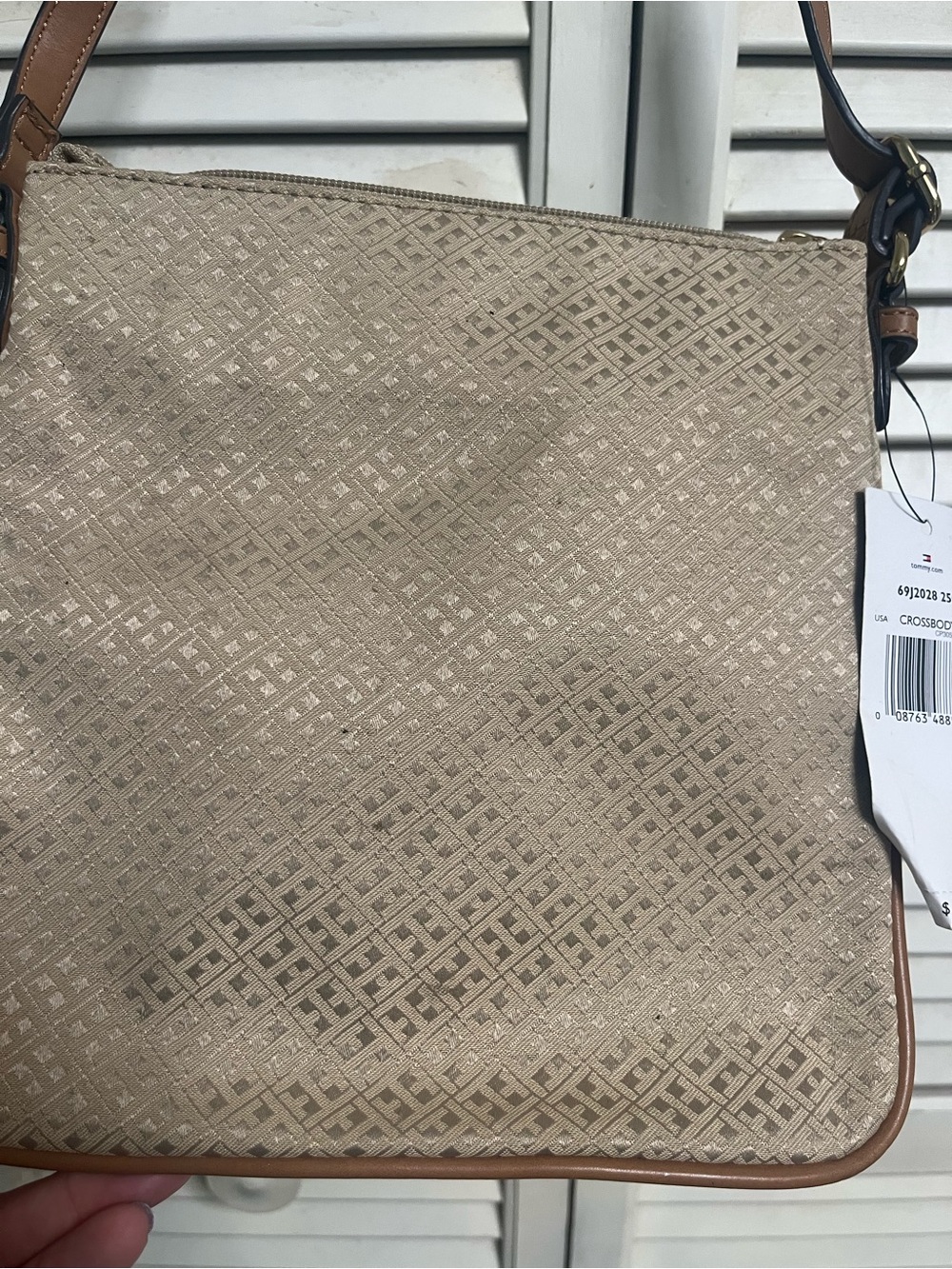 Tommy Hilfiger Tan Crossbody Bag NWT - Picture 4 of 6